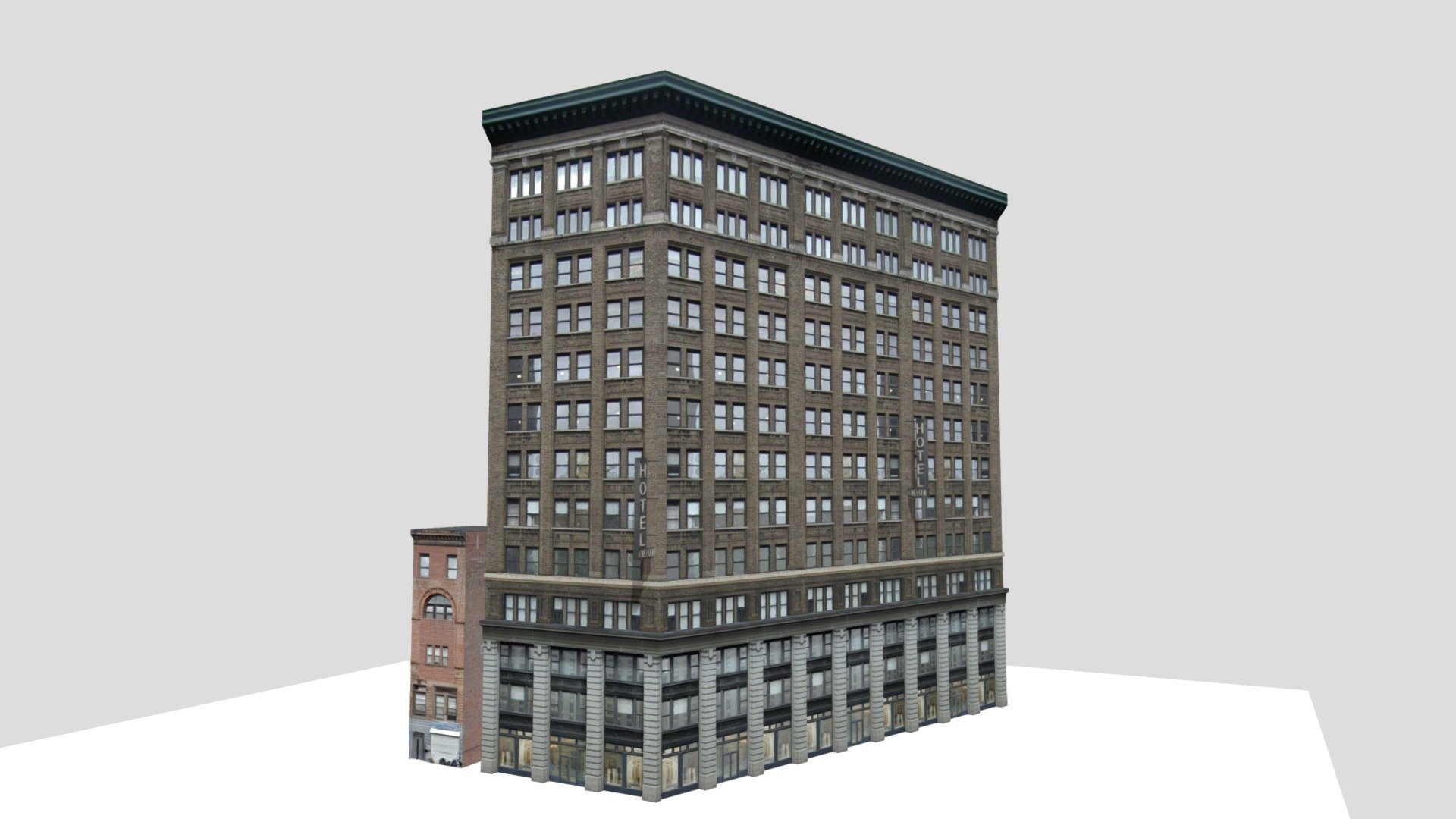 New York Buildings - Download Free 3D model by 99.Miles 3d model
