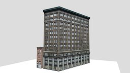 New York Buildings tall, hd, new, york, realistic, optimised, low, poly, building