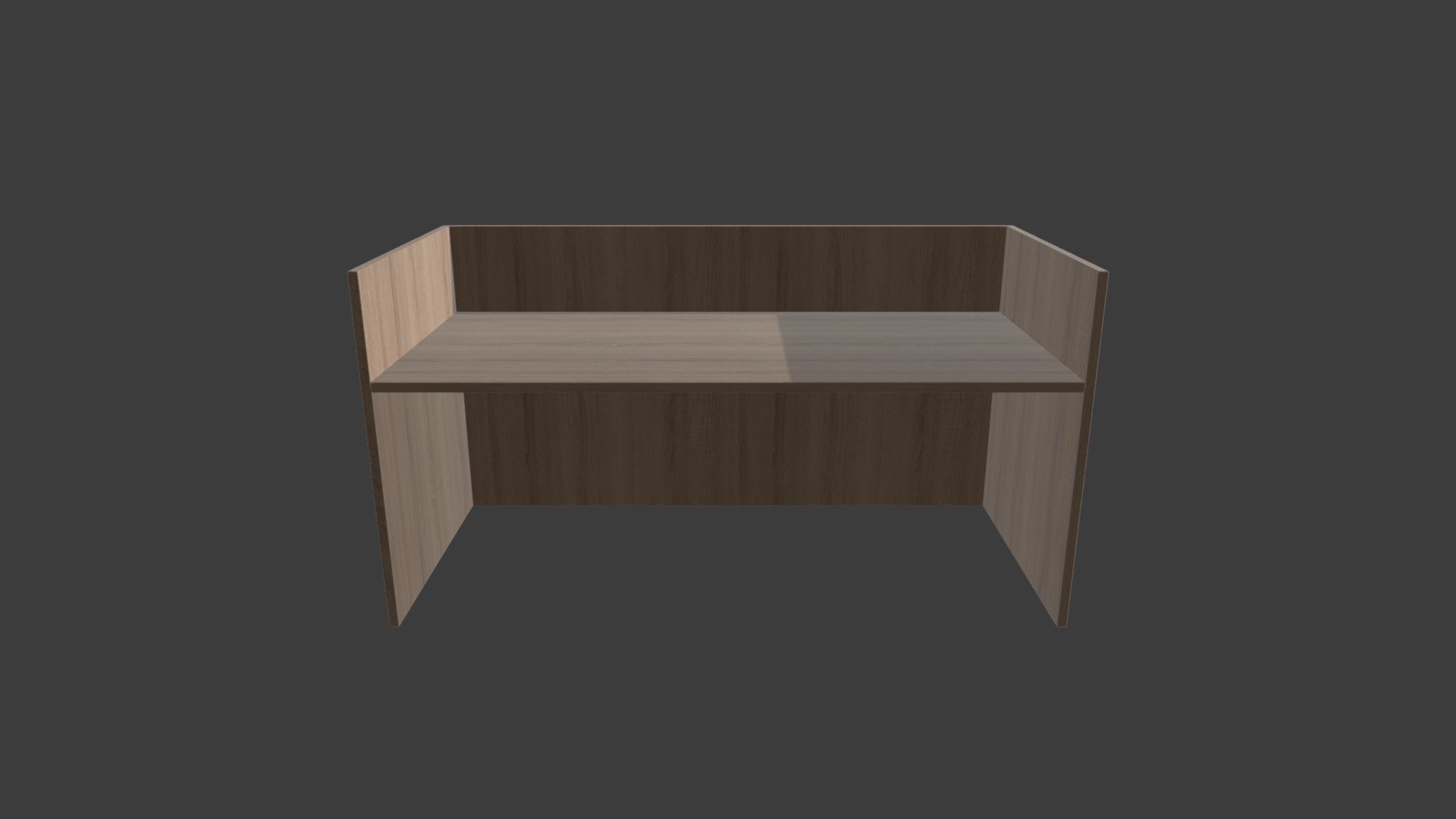 Brand &amp; Name: Darran Central Park Desk 6f. High detailed and optimized model for usage in photorealistic environments, architecture, vr and game ready. Baked PBR shaders &amp; textures in high texel density. Element IDs for easy shader customization - Darran Central Park Desk 6f - Buy Royalty Free 3D model by TMRWinc 3d model