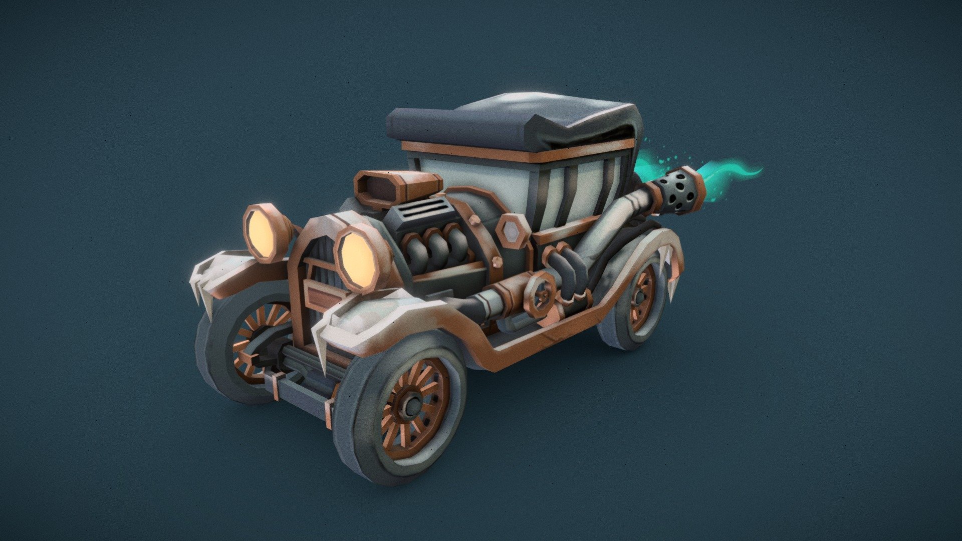 Hi! Here is a car I designed for my racing game &ldquo;Frozen Ashes