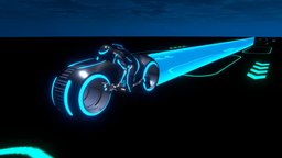 Tron Lightcycle Animation