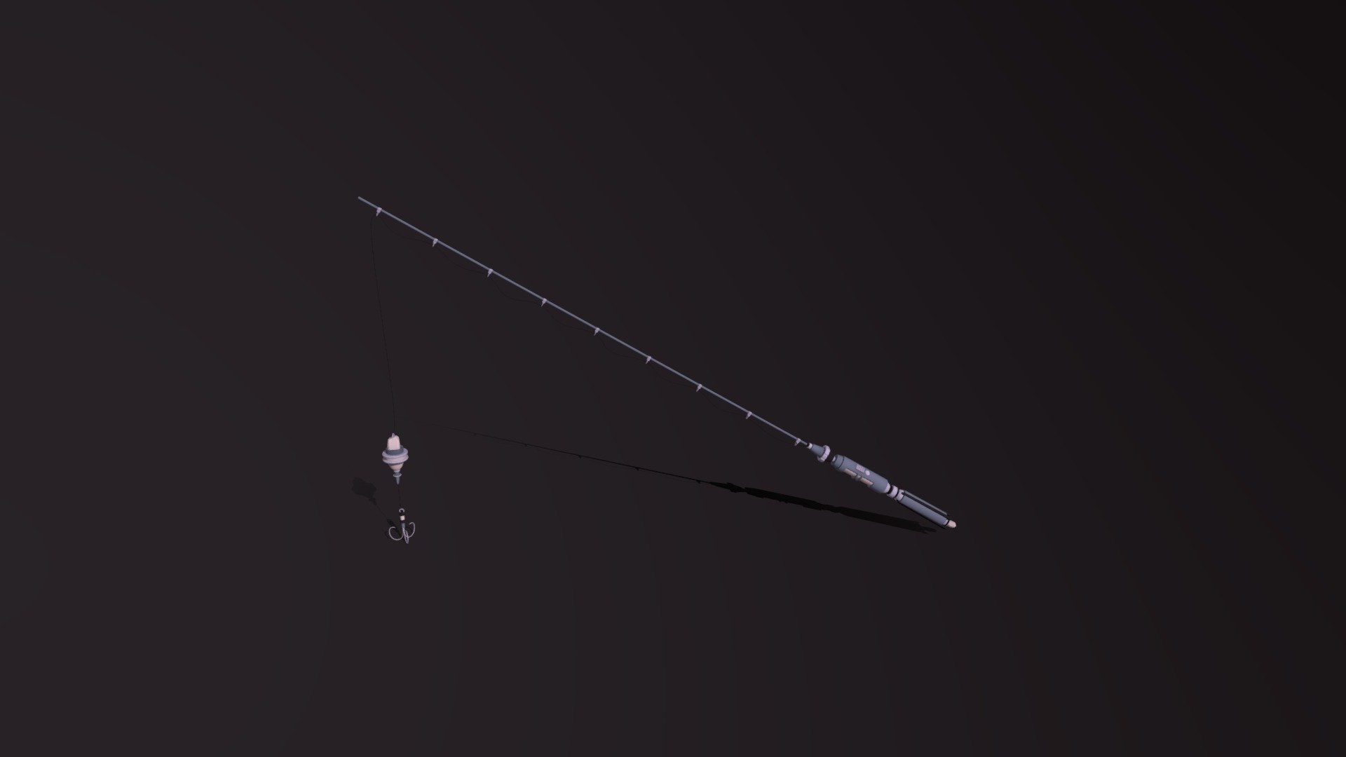 Laser Fishing Rod - Download Free 3D model by maximefrnd 3d model