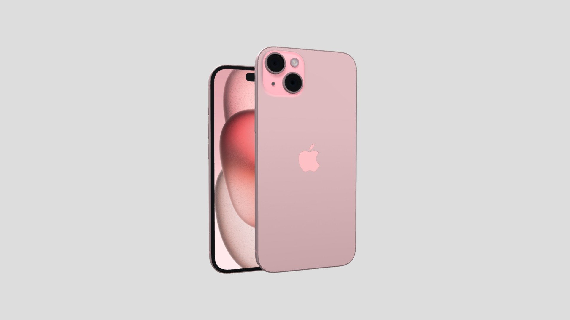 Iphone_15_plus&amp;&amp;&amp;iphone_15_pink, this model contains 3D model data as well as textures and their corresponding environments 3d model