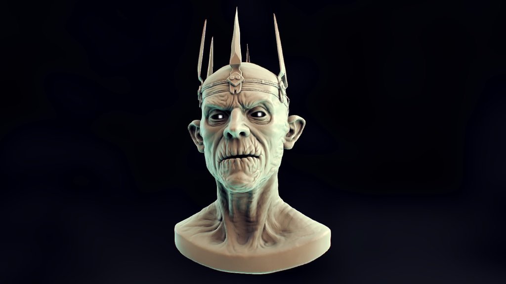 3d sculpt of famous character from slavonic tales. Sculpt was made in 3D-Coat 3d model