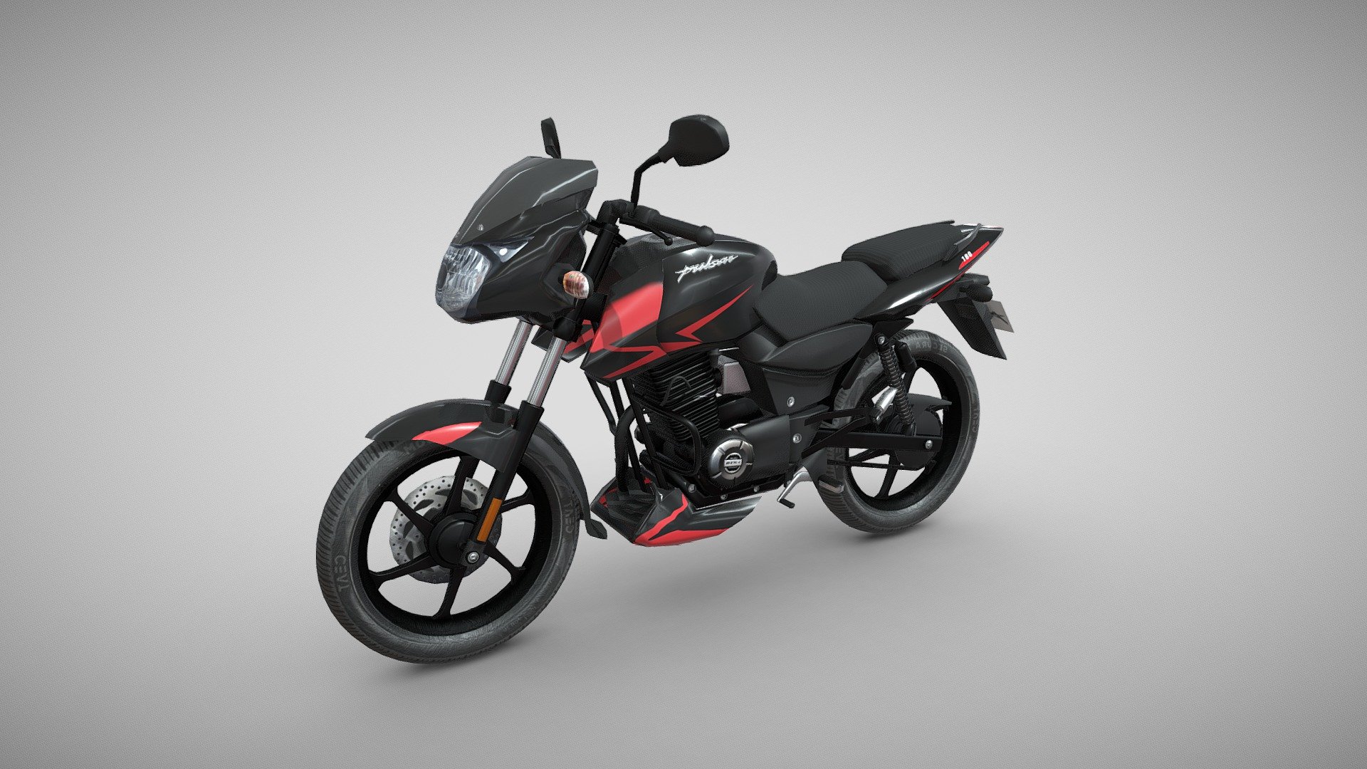 I am super happy to show you my latest mobile game ready low poly Bike Bajaj Pulsar 150 model that I made.
Model Type: Polygonal
Polygons: 24,526
Vertices: 24,807
Formats available: Maya ASCII 2018, Maya Binary 2018, FBX , OBJ
Textures: Color, Normal, Metallic and Roughness maps
Texture Resolution: 4096 x 4096 pixels

The model is fully optimized for use in real-time applications, making it suitable for use in virtual reality, augmented reality, mobile games, PC games and other interactive experiences.

Hope you like it! - Bajaj Pulsar 150 - Buy Royalty Free 3D model by Bhavik_Suthar 3d model