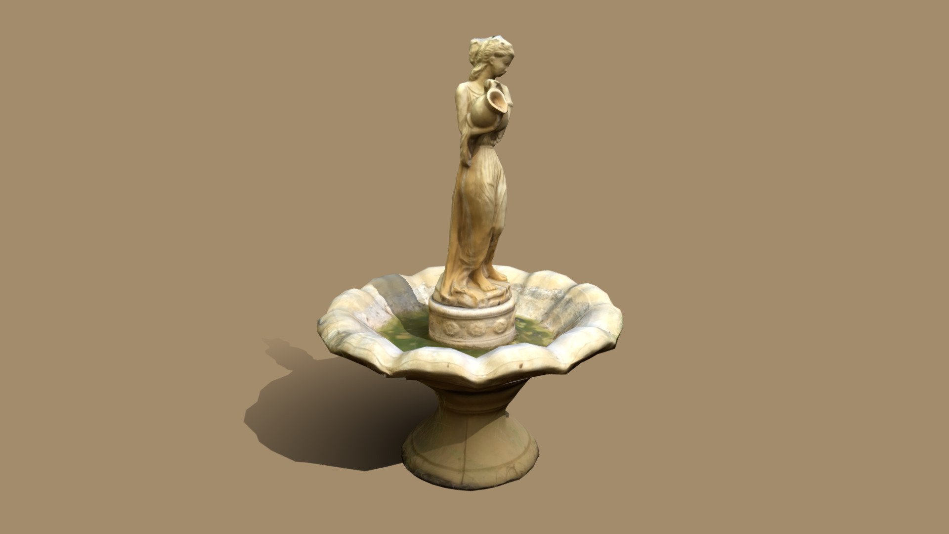 Fountain and Statue.
Captured with 123D Catch 3d model