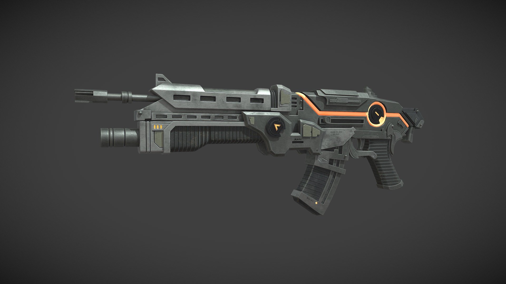 Scifi RA-27 gun model suitable for mobile games with low poly count and detailed texture maps&hellip;

Artstation link: https://www.artstation.com/ranjanmetya

I USE MAYA FOR MAKE THIS MODEL AND USE SUBSTANCE PAINTER FOR TEXTURING… - Scifi RA-27 gun model - 3D model by Ranjan Metya (@Ranjan.Metya) 3d model