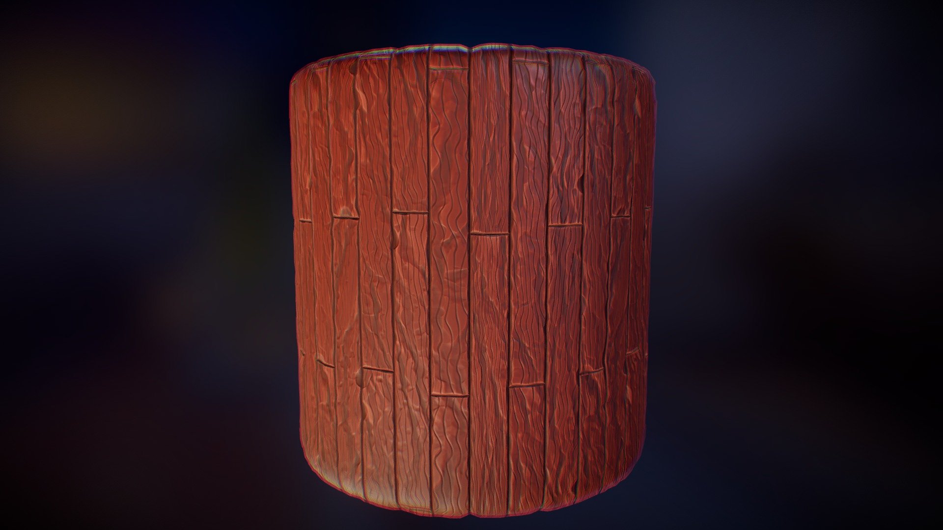 Stylized Wood, material made with Substance Designer.
Creation Timelapse available on Youtube

What you receive:
 Substance Designer Files. (.sbs and .sbsar) (2018.2.1 or highter) 
 PNG Textures. (1K, 2K, 4K) 
 Real-time video of the texture creation. (Video not narrated)

Modular, use this material for your games or other projects ! - Stylized Wood - Buy Royalty Free 3D model by NalouN 3d model
