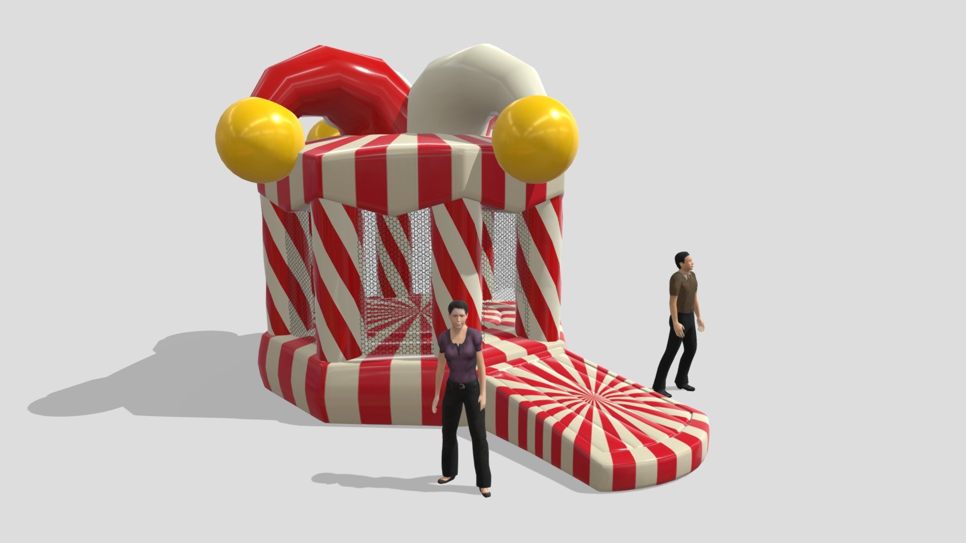 circus - 3D model by i2k_inflatables 3d model