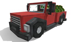 Farm Truck blockbench, minecraft