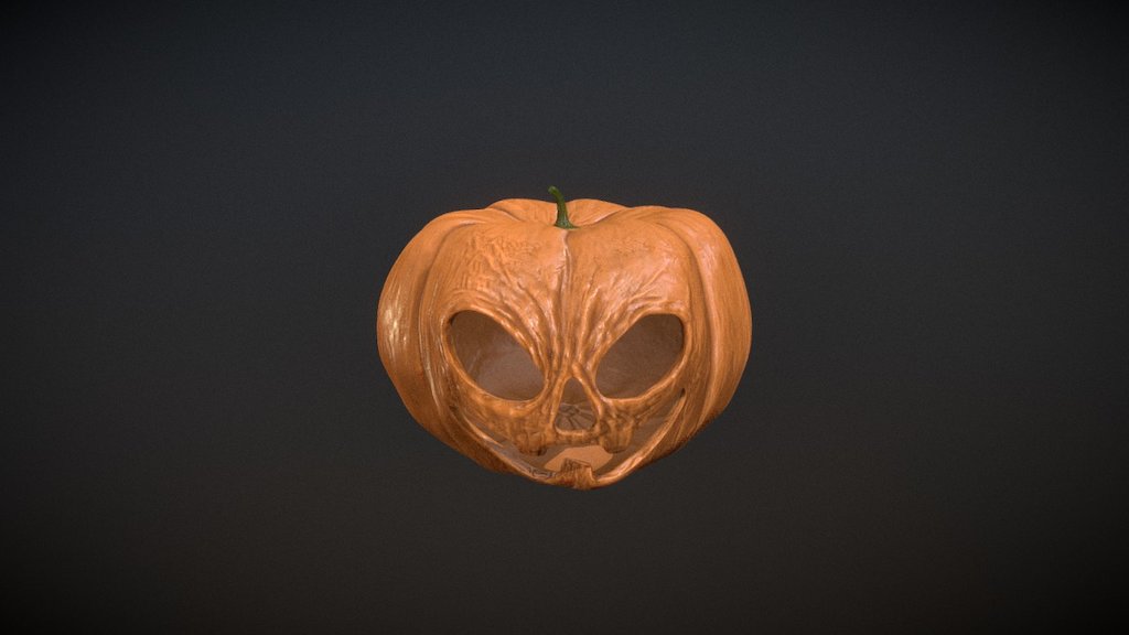 Evil Pumpkin - Evil Pumpkin - 3D model by emilsvfx 3d model