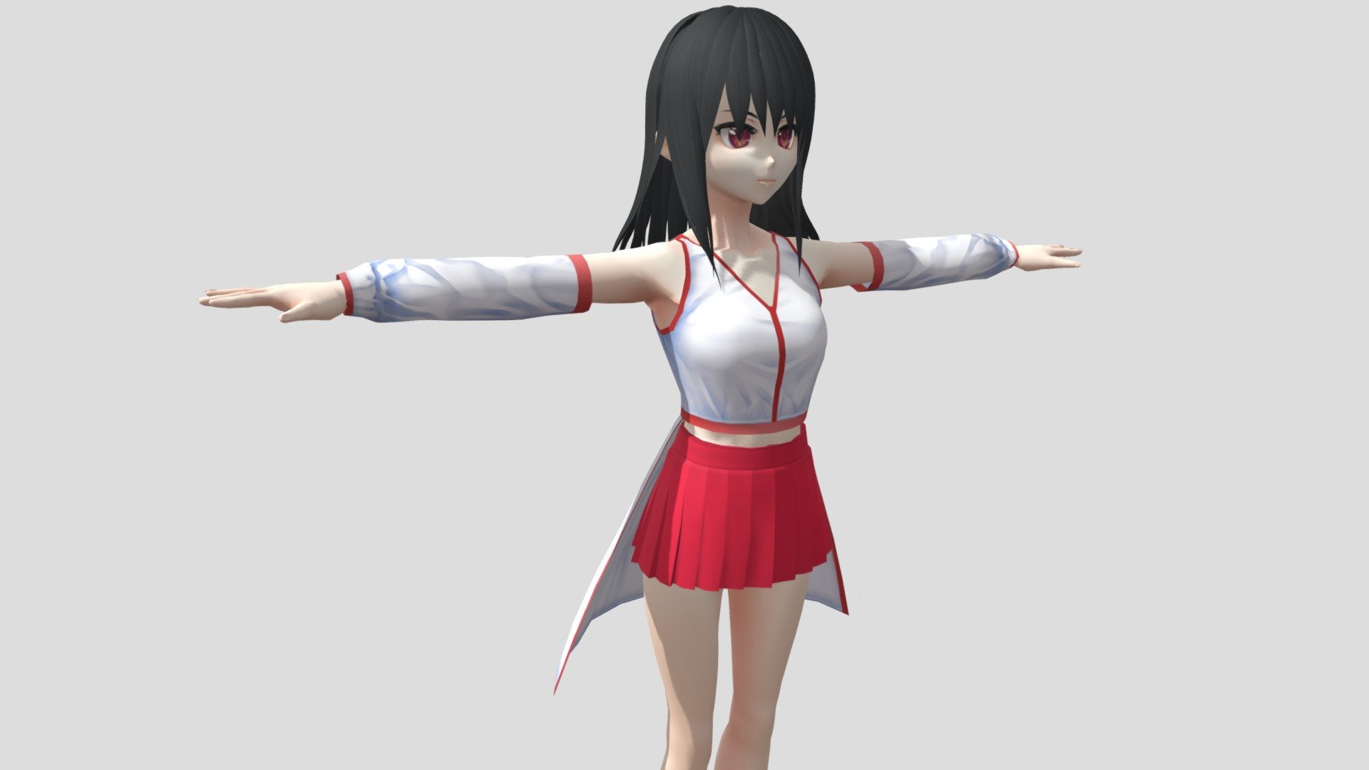 Model preview



This character model belongs to Japanese anime style, all models has been converted into fbx file using blender, users can add their favorite animations on mixamo website, then apply to unity versions above 2019



Character : Sakura

Verts:20296

Tris:28698

Fifteen textures for the character



This package contains VRM files, which can make the character module more refined, please refer to the manual for details



▶Commercial use allowed

▶Forbid secondary sales



Welcome add my website to credit :

Sketchfab

Pixiv

VRoidHub
 - 【Anime Character / alex94i60】Sakura (Miko) - Buy Royalty Free 3D model by 3D動漫風角色屋 / 3D Anime Character Store (@alex94i60) 3d model