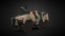 VBMR Griffon military-vehicle, precalculated, substancepainter, 3dsmax, highpoly