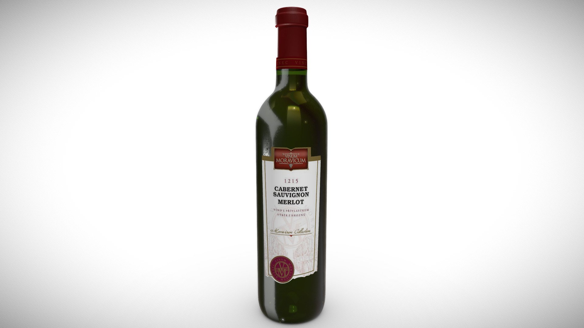 Wine of Bottle  &ldquo;1215 Cabernet Sauvignon Merlot
