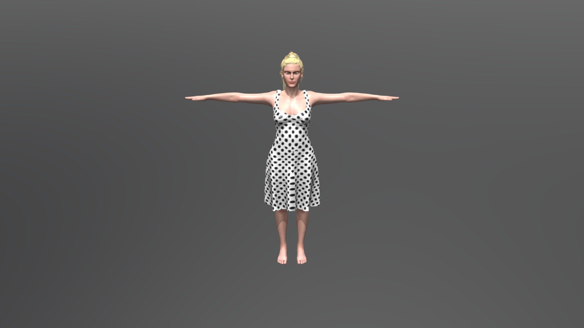 Created in Character Creator 3 - Amy - 3D model by Paul Edwards (@Mannster) 3d model