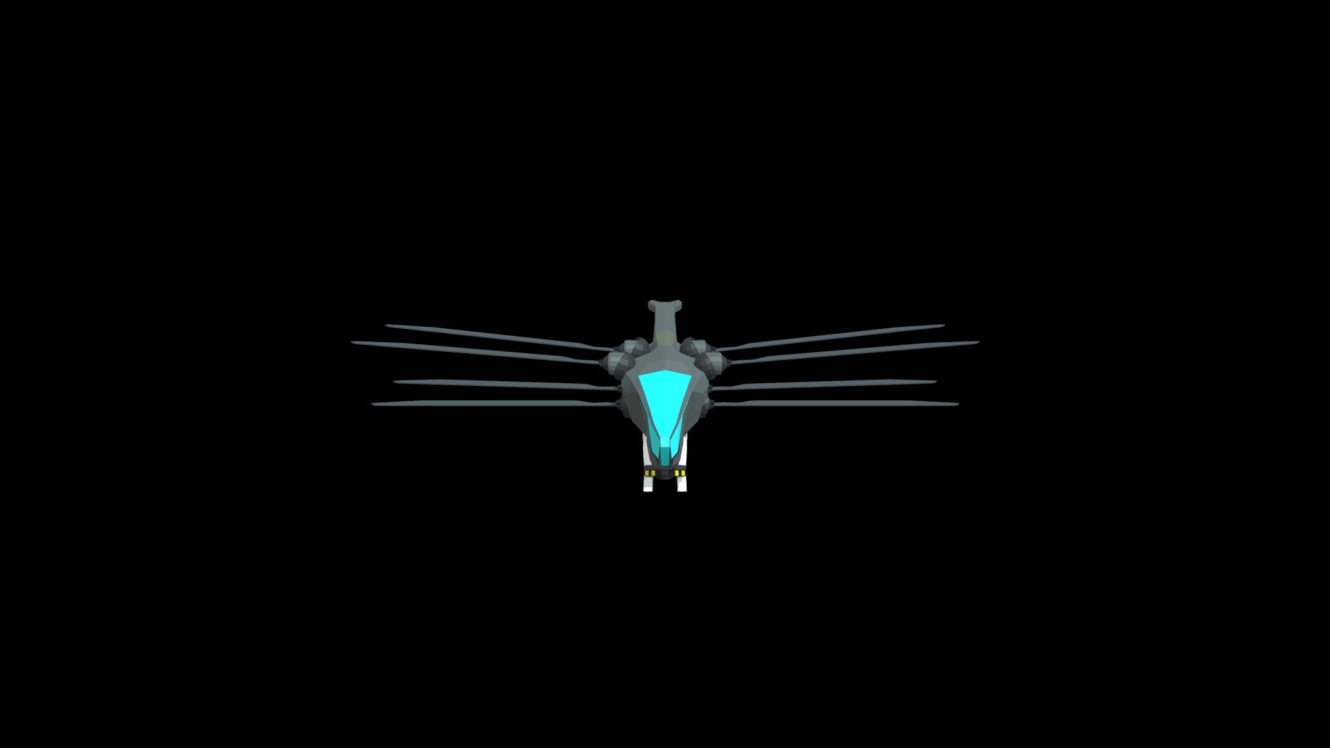 Ornithopters, also commonly referred to as &lsquo;thopters, were the most common small transport vessels in the Imperium. These aircraft were capable of carrying 6 passengers, 9 if the back seats were removed. This version is Low Poly for game and the mobile, there is no animation, uv-Unwrap or Rigg  just the model 3d model