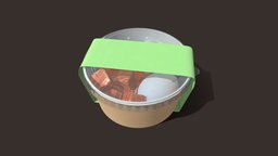 Food container food, bowl, round, salad, container, noai, mdgraphiclab, foodcountainer