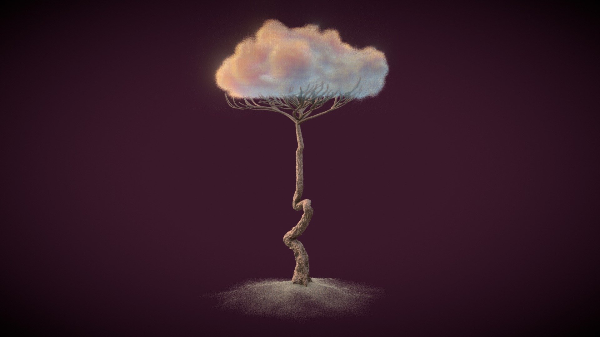 TREE OF CLOUD (test* - TREE OF CLOUD - Buy Royalty Free 3D model by UJWAL CHAUHAN (@xamplle) 3d model