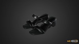 [Game-Ready] Black Strap Slippers