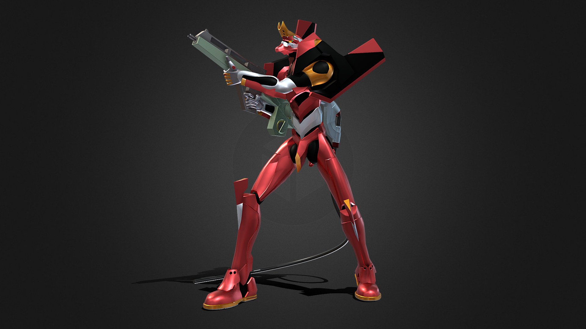 If you’re interested in purchasing any of my models, contact me @ andrewdisaacs@yahoo.com

Evangelion Unit 02 as seen from the anime Neon Genesis Evangelion.

Made in 3DS Max by myself 3d model