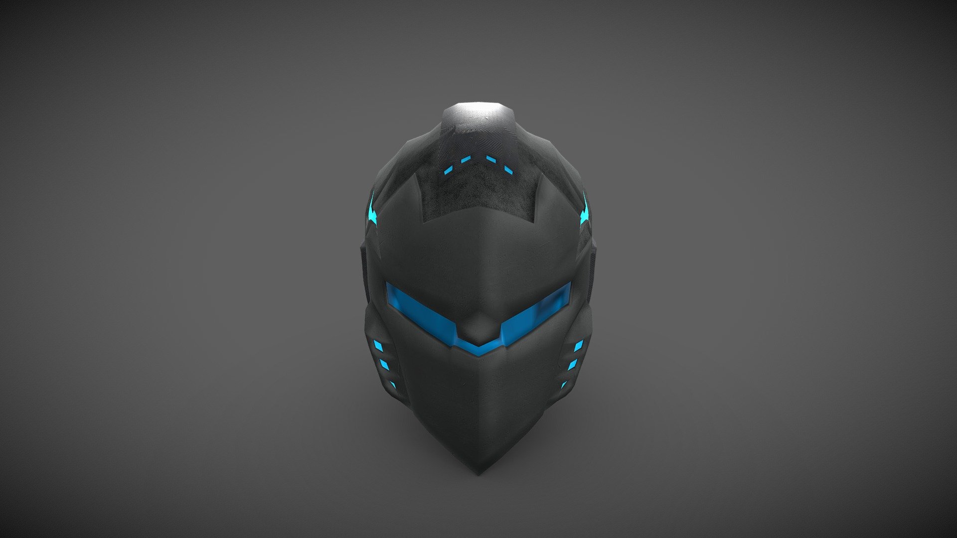 A helmet of my own design / creation, will later be used in a game i'm developing in the Unity Engine. &ldquo;StormForth: Tempest Strike