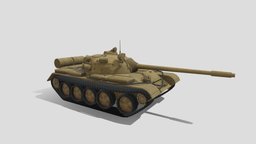 Low Poly Battle Tank ww2, soviet, rusty, rusted, tanks, game-ready, ww2tanks, tank-destroyer, soviet-military-equipment, battletank, rusty-metal, low-poly