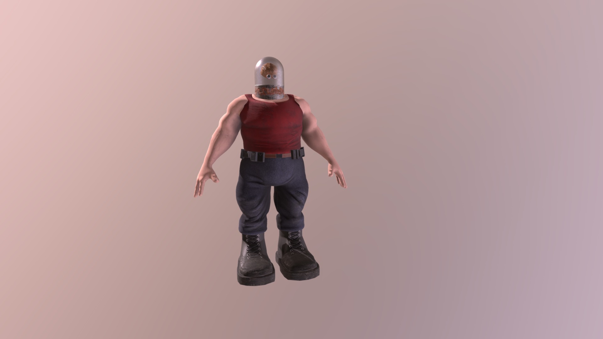 Here is a Character i made for a MOBA - Big Brain - 3D model by YouKnowWho 3d model