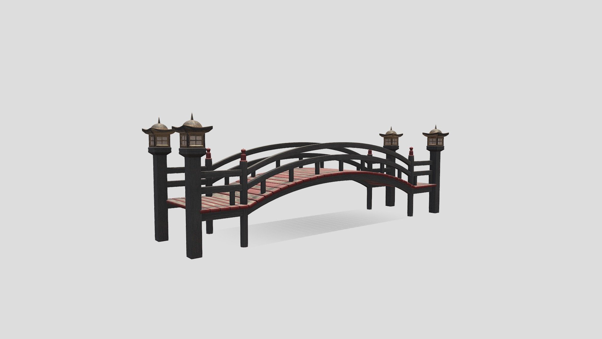 Model created on c4D, textures on substance painter, rendered with Octane renderer If you enjoy this Model please leave a review or any kind of feedback in the coments. Please mention when you use the model

Low Poly model
2K png textures
4 files : FBX, OBJ, STL, GLTF

thank you ! - Japanese Bridge - Buy Royalty Free 3D model by Noonckat 3d model
