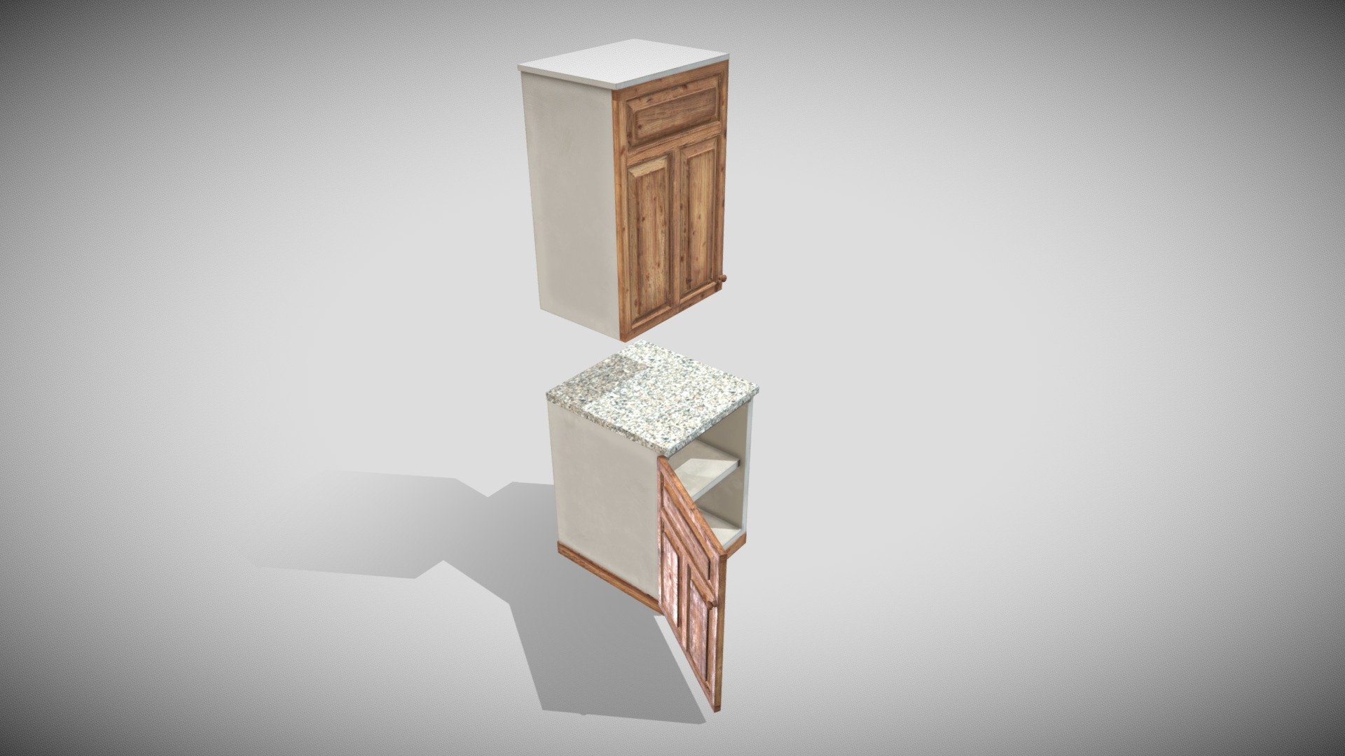 One Material PBR 4k Metalness

Pivot at Zero Bottom

Size OK

Door are separate objects with Pivot in right place and can be animated

Complete Compilatio https://skfb.ly/ovXFn - Kitchen Modules - Mod I - Buy Royalty Free 3D model by Francesco Coldesina (@topfrank2013) 3d model