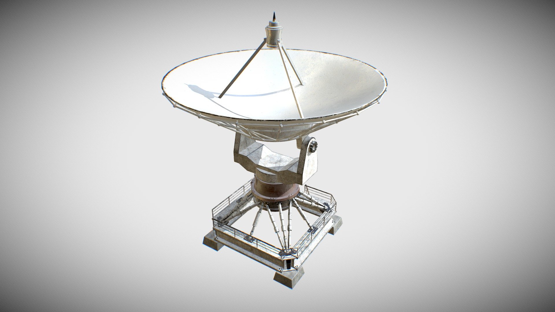 3d model of the radar - Radar PBR - 3D model by djkorg 3d model