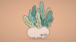Plant Baby indie, potato, quirky, dumb, weird, blob, illustration, cartoon, creature