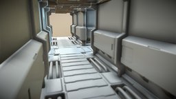 (WIP) Hall Sci-Fi Modular design sci-fi-modular-gaming-asset