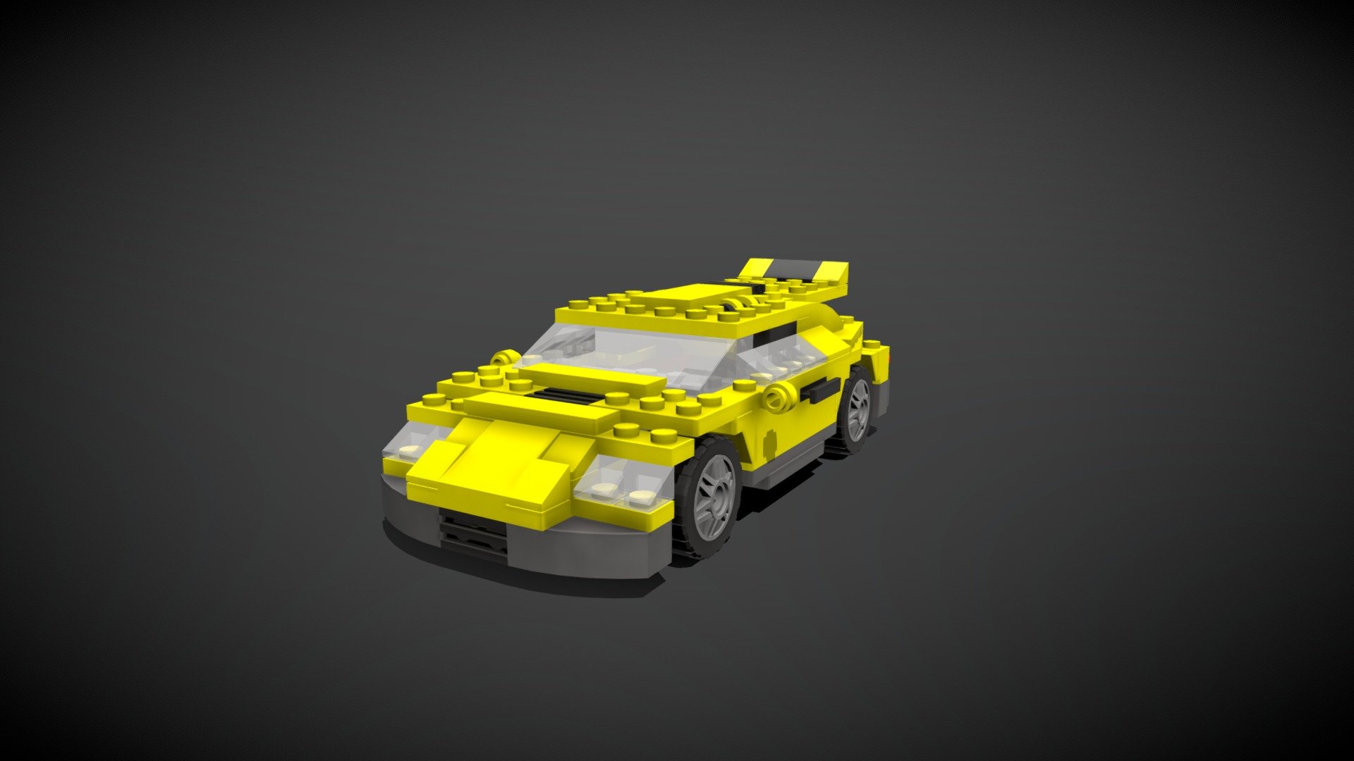 Lego Cool Car - Buy Royalty Free 3D model by LegGodt 3d model