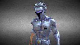 Quicksilver silverhawks modelagem, game, 3d, animation