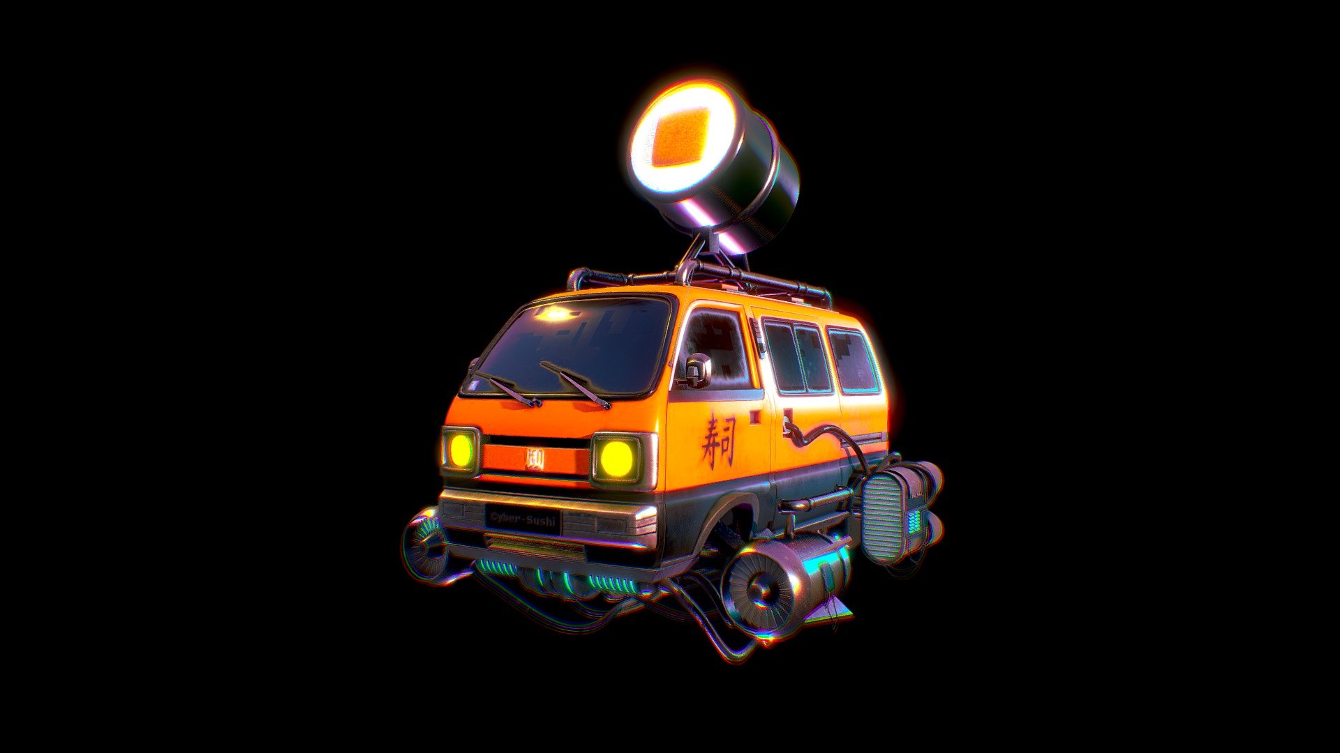 The Cyber delivery Van, a practical way to guarantee a complete service even outdoors!


-

-
( element 3 / 3 from the CYBER -SUSHI collection by graphidraaws ) - Flying Van - 3D model by Graphidraaws 3d model