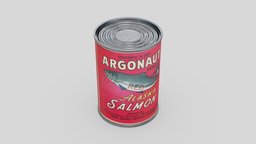 Canned fish-Freepoly.org substancepainter, substance