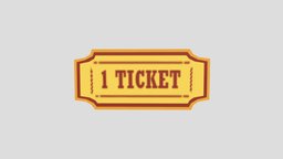 Ticket tickets, ticket, aphmau, roleplay, low-poly, minecraft
