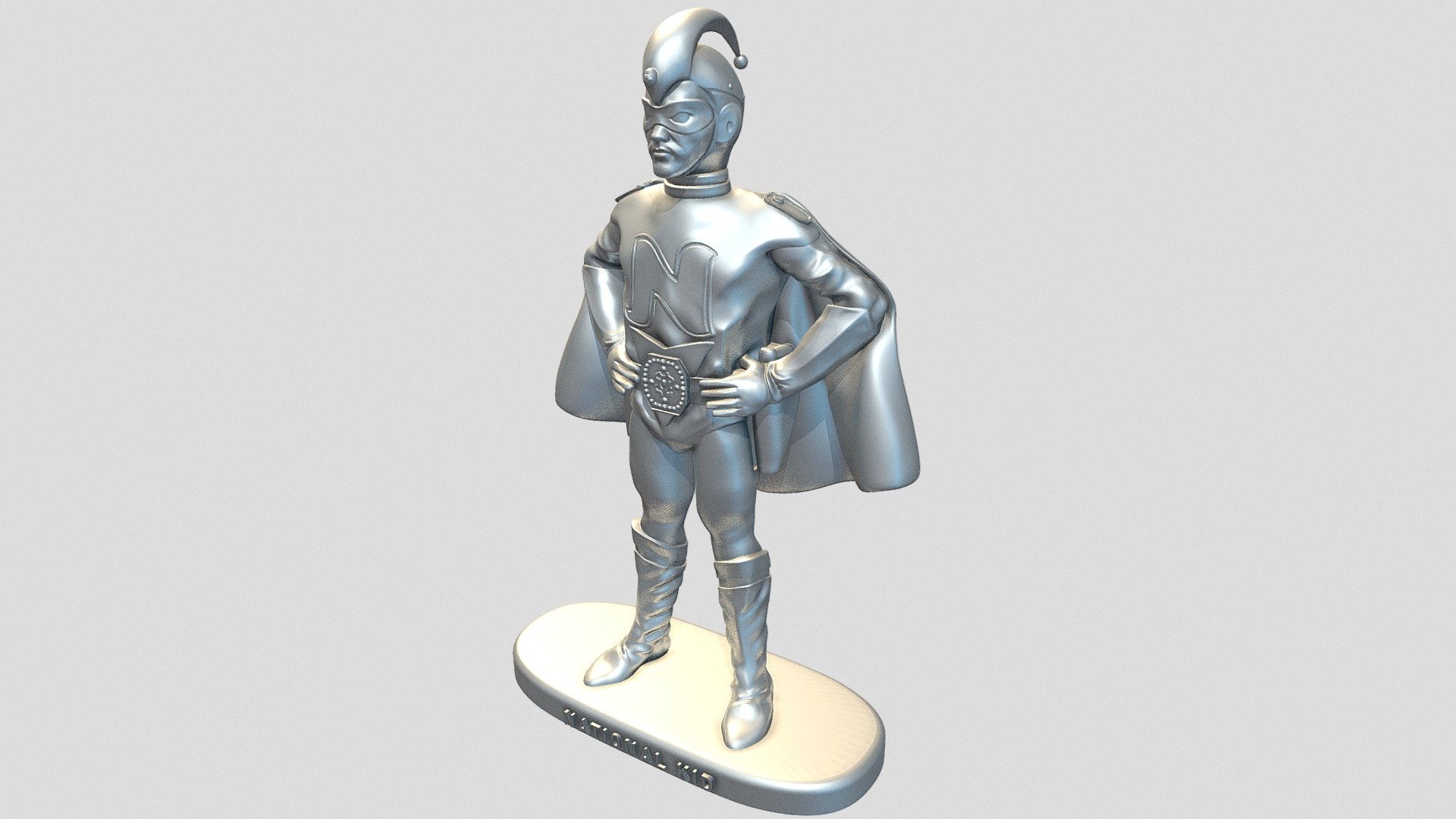 #065 National Kid - 3D model by 3DCraft (@insta3dcraft) 3d model