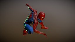 Spiderman Pose 2 3d-scanner, spider, marvel, figure, 3d-scan, action, hero, spiderman, figurine, 3d-scanning, 3d-scanned, man