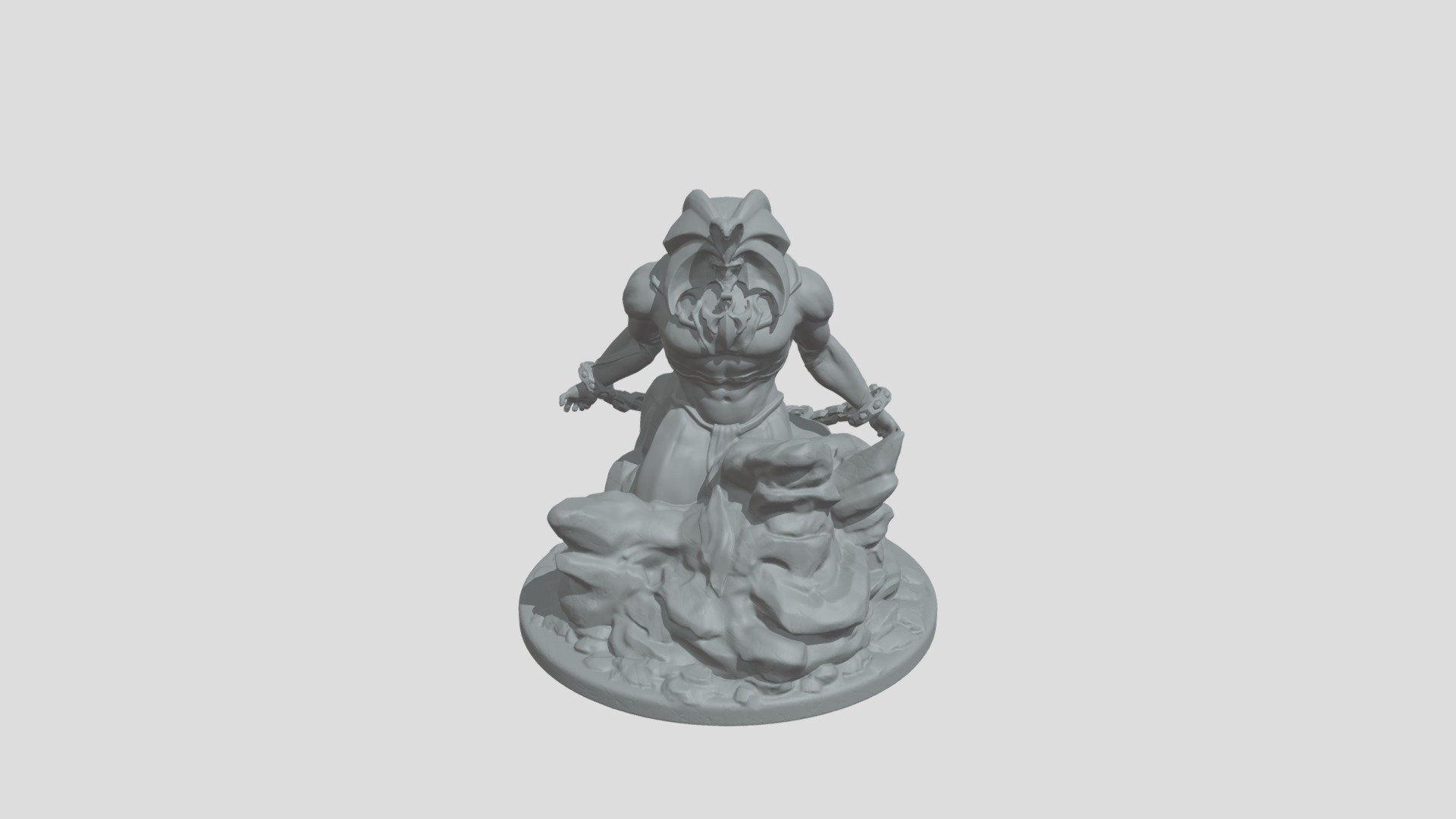 Watertight, 3D printable statuette of the all-mighty Exodia.
Ready for print 3d model