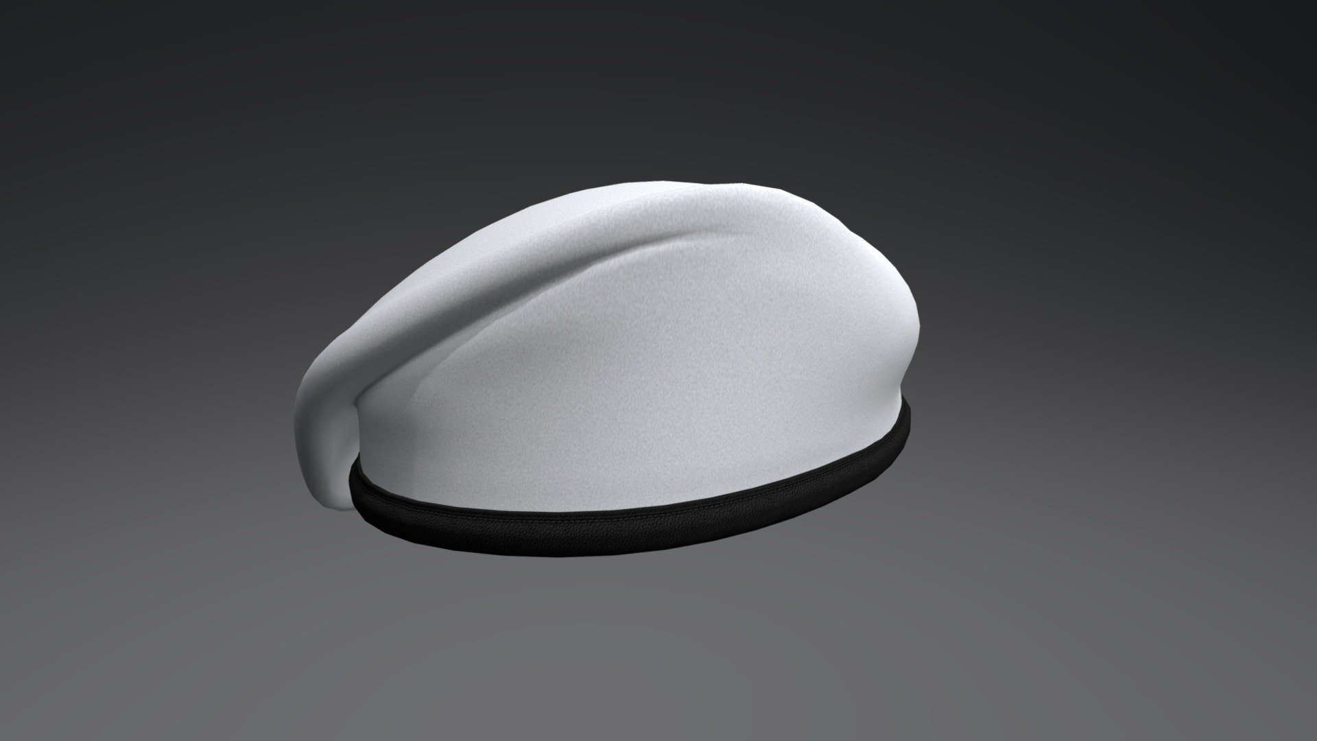 A beret is a soft, round, flat-crowned hat, usually of woven, hand-knitted wool, crocheted cotton, wool felt, or acrylic fibre. Mass production of berets began in the 19th century France and Spain, and the beret remains associated with these countries. Berets are worn as part of the uniform of many military and police units worldwide, as well as by other organizations.

*1 model (medium poly) with textures and materials 3d model