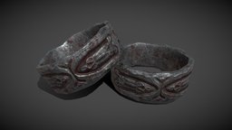 Rusting Medieval Iron Ring jewelry, viking, medieval, metal, iron, ring