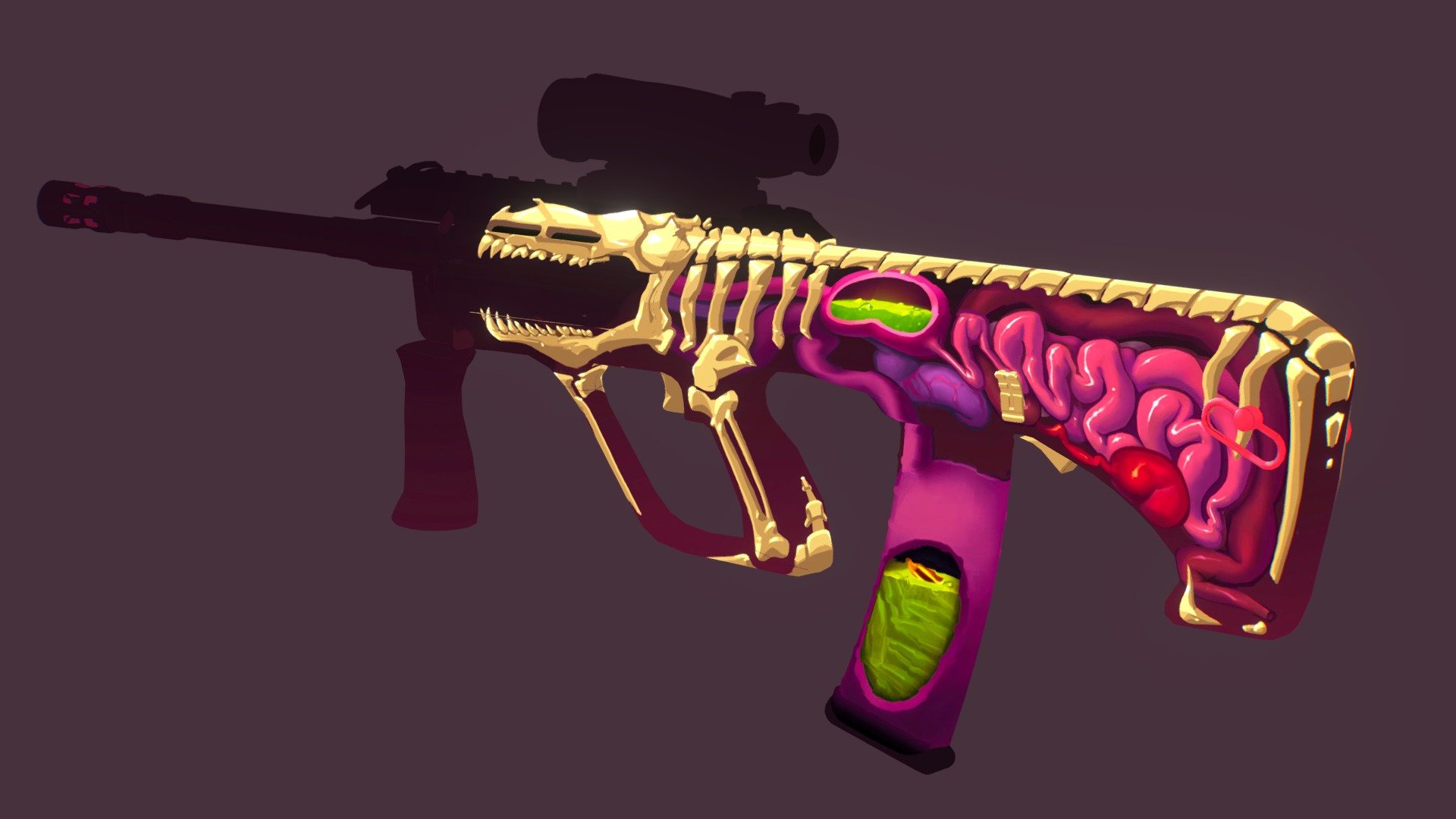 Check it out here: http://steamcommunity.com/sharedfiles/filedetails/?id=763074373

Let me know what you think :) - CS:GO AUG | Huge Guts - 3D model by Sparkwire 3d model