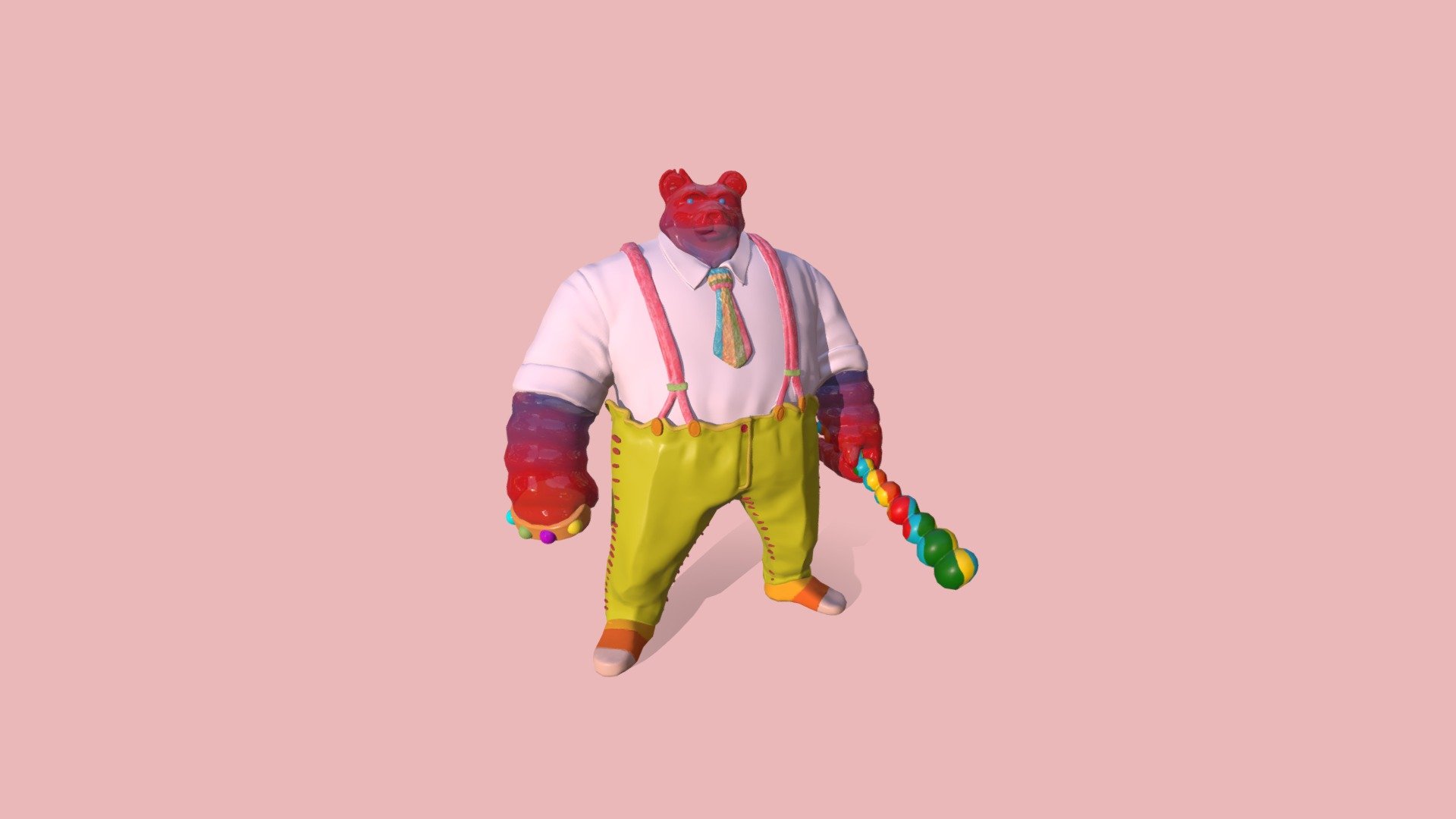 gummy bear - 3D model by midoribin (@j3ssika) 3d model