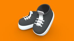 Stylized Cartoon Shoes shoes, cartoon, stylized, simple