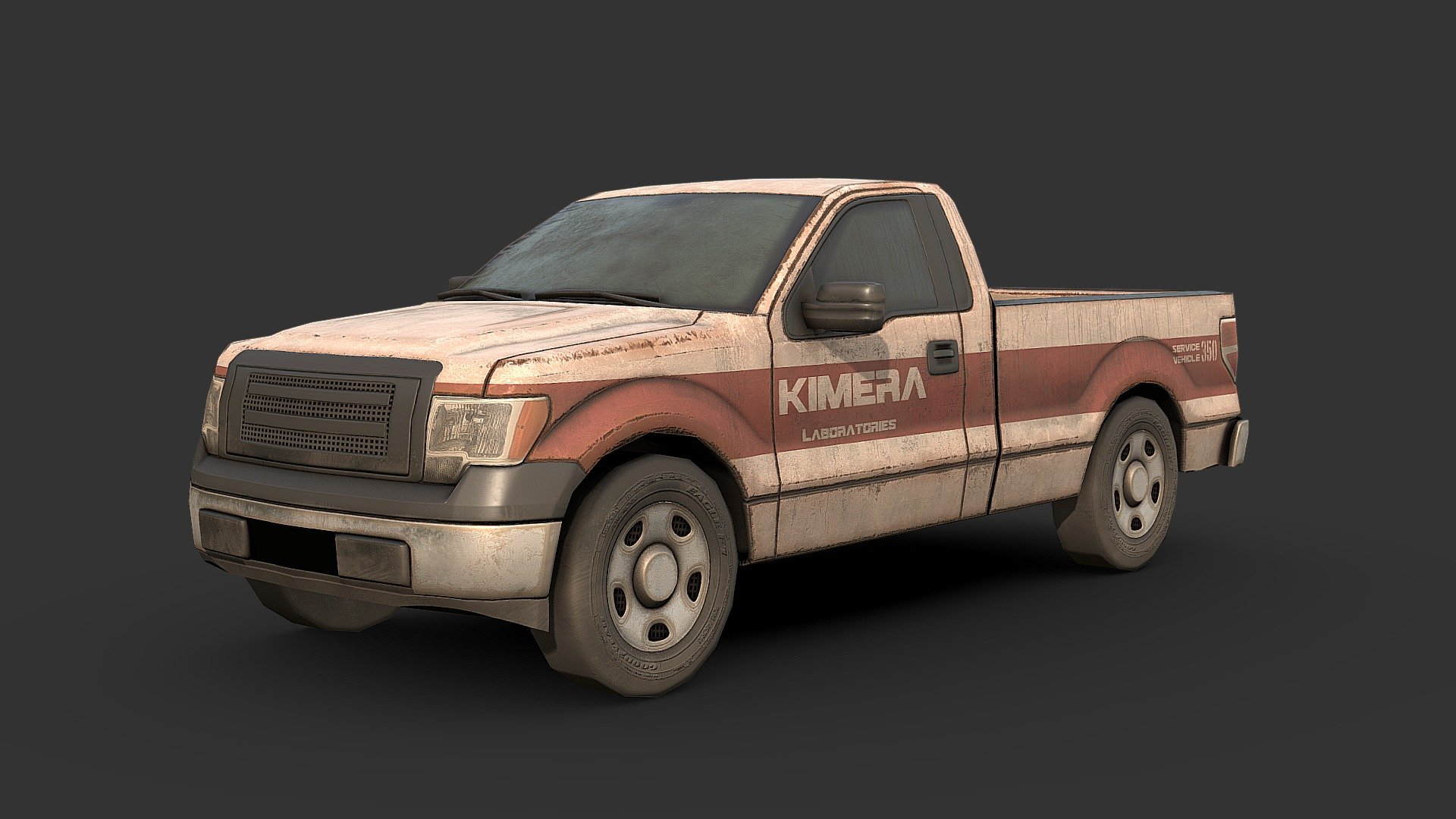 The company must have gone under ages ago, but people still claim to see lights on at night&hellip;

Prop for a UE4 scene of an abandoned laboratory, made in 3DSMax and Substance Painter - Abandoned Company Truck - 3D model by Renafox (@kryik1023) 3d model