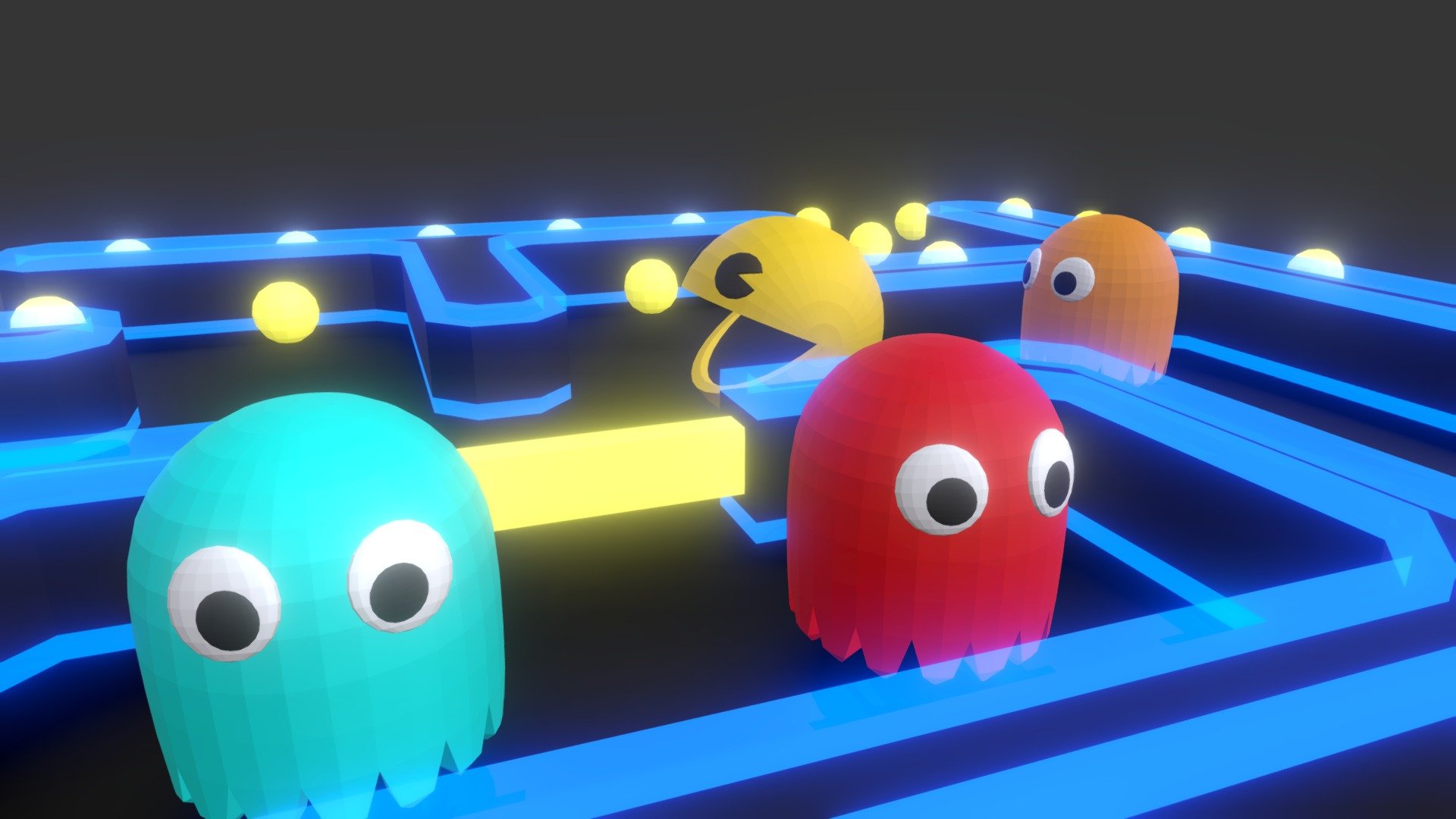 My entry for Low Poly Challenge: Arcade GamesBACK

A reinterpretation of the classic pac-man in 3d. Hope you like it :) - Pac-Man - Download Free 3D model by Gianmarco (@GianmArt) 3d model