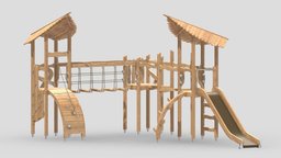Lappset Goblin Forest tower, frame, bench, set, children, child, gym, out, indoor, slide, equipment, collection, play, site, vr, park, ar, exercise, mushrooms, outdoor, climber, playground, training, rubber, activity, carousel, beam, balance, game, 3d, sport, door