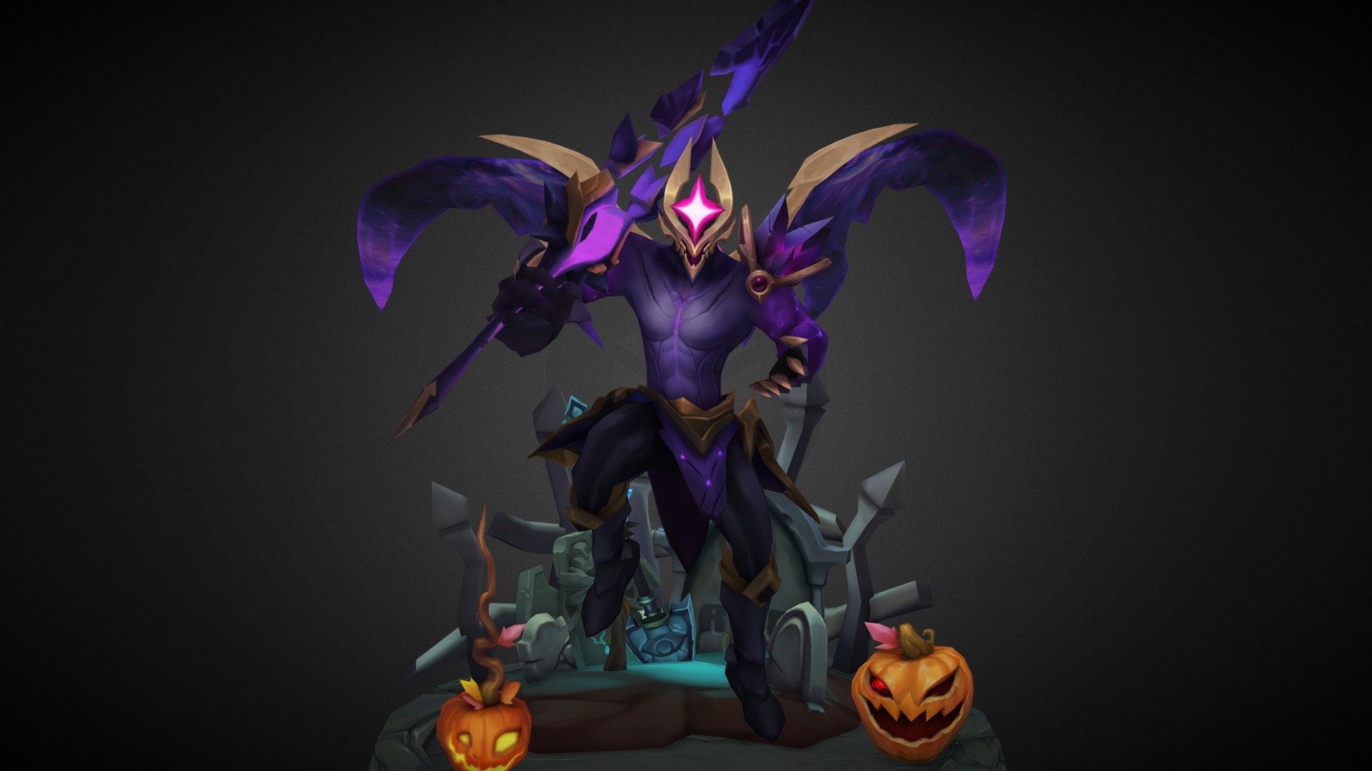 Joining in on Skintober 2020, not with drawings, but models to possible future custom skins!
I'm following the prompt list by RaiPhantom and KateyAnthoney 

Done with Maya 2018 and Photoshop. The Podium was done with the help of Damonix.

Parts used: Odyssey Aatrox, Dark Star Mordekaiser, Dark Star Xerath, Dark Star Jarvan IV, Dark Star Thresh © Riot Games

Support me on Ko-Fi if you want :)
https://ko-fi.com/yoruqueenofnight - Skintober 2020 Day 1: Dark Star Aatrox - 3D model by Yoru Skins (@YoruSkins) 3d model