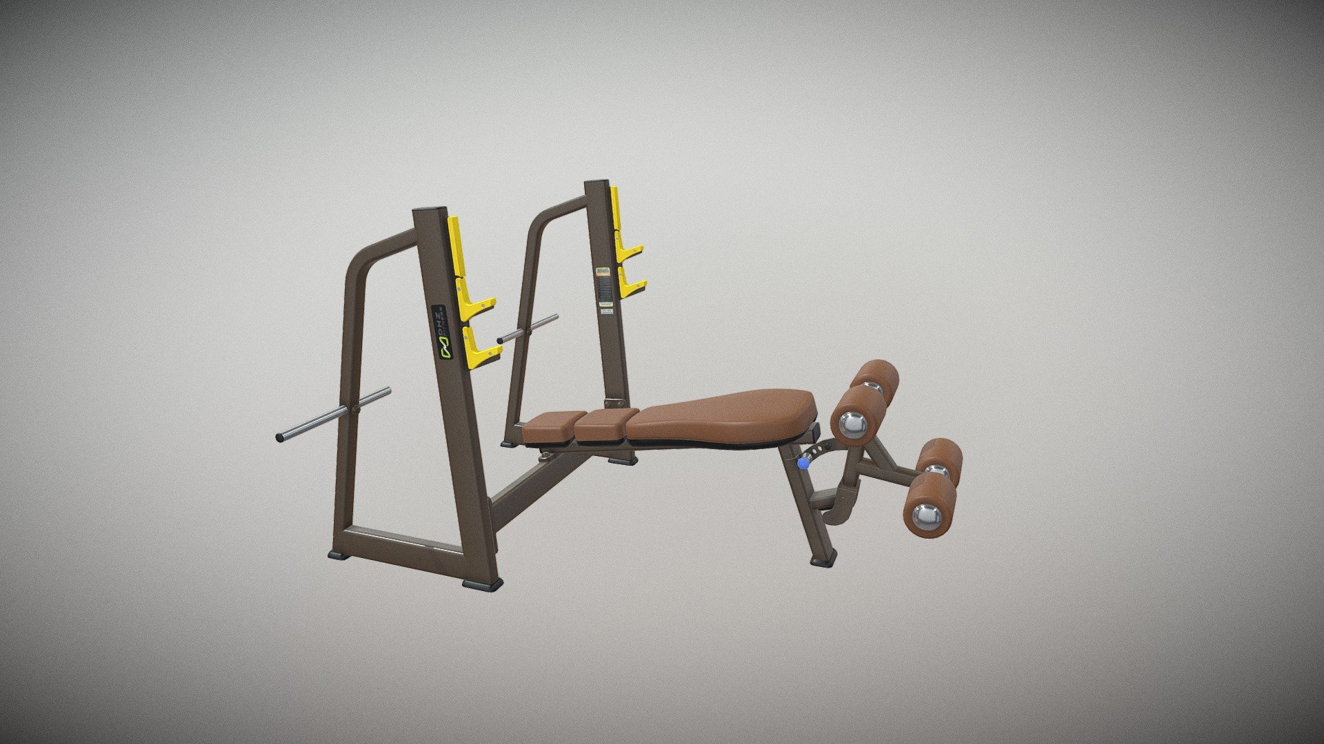 http://dhz-fitness.de/style-1#E1041 - OLYMPIC DECLINE BENCH - 3D model by supersport-fitness 3d model